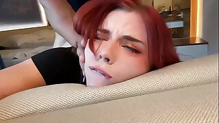 Redhead Hard Fucks and Deep Blowjobs Stranger's Big Cock till Cum just about Mouth just about the Hotel